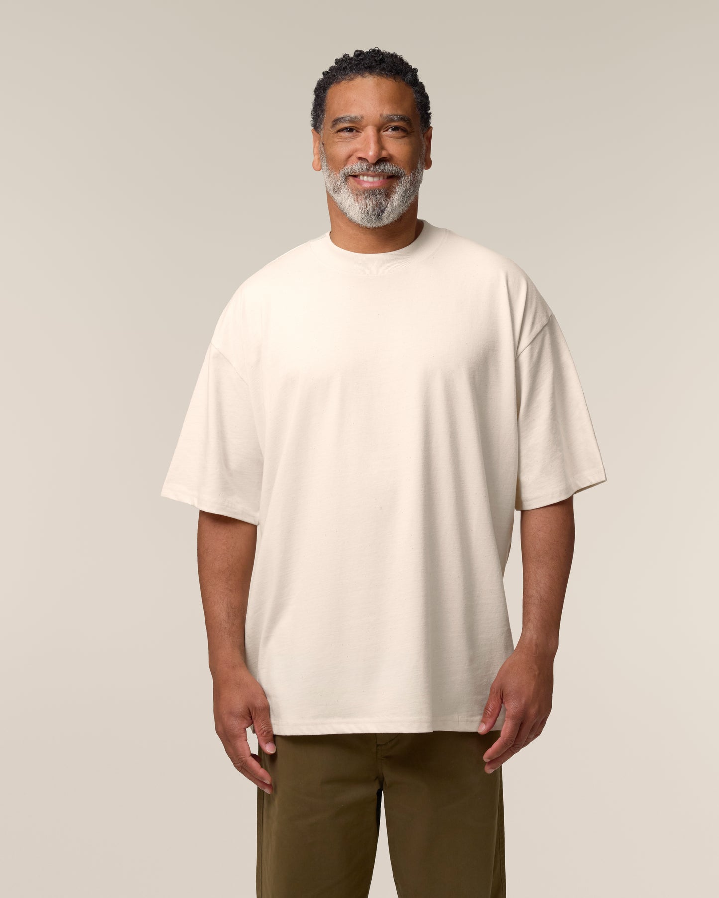 T-shirt oversize Blaster 2.0 Crème