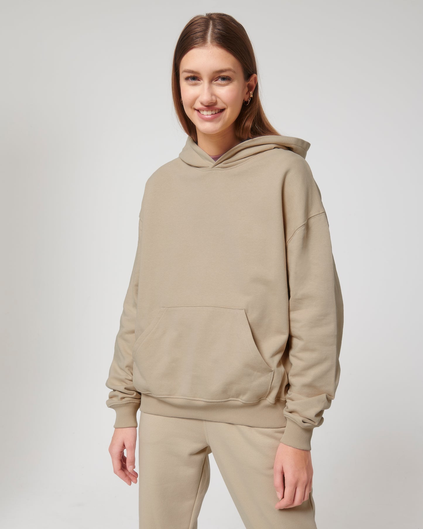Sweat capuche lourd Cooper Dry Sable clair