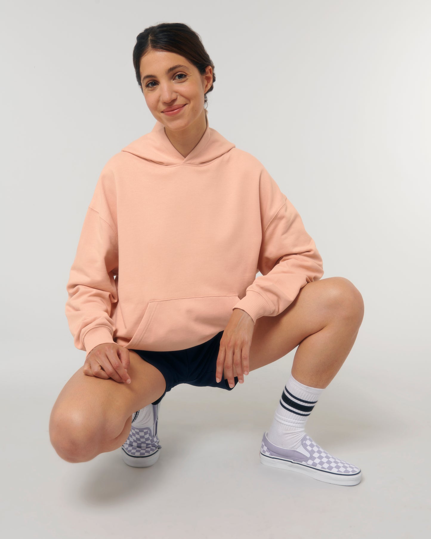 Sweat capuche lourd Cooper Dry Pêche