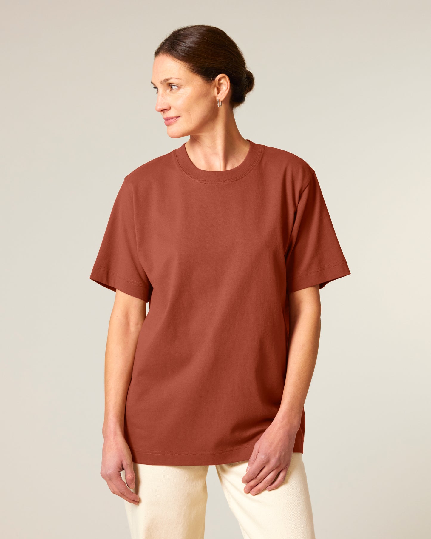 T-shirt unisexe lourd Freestyler Marron Héritage