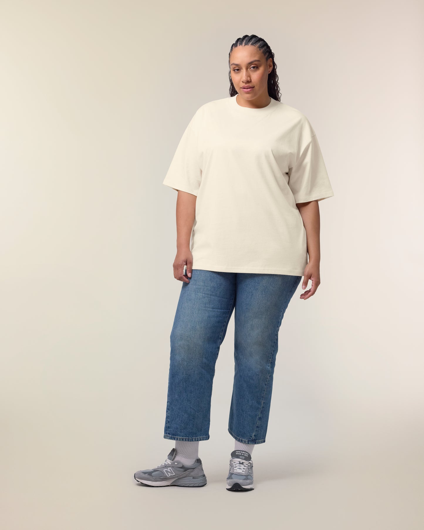 T-shirt oversize Blaster 2.0 Blanc naturel
