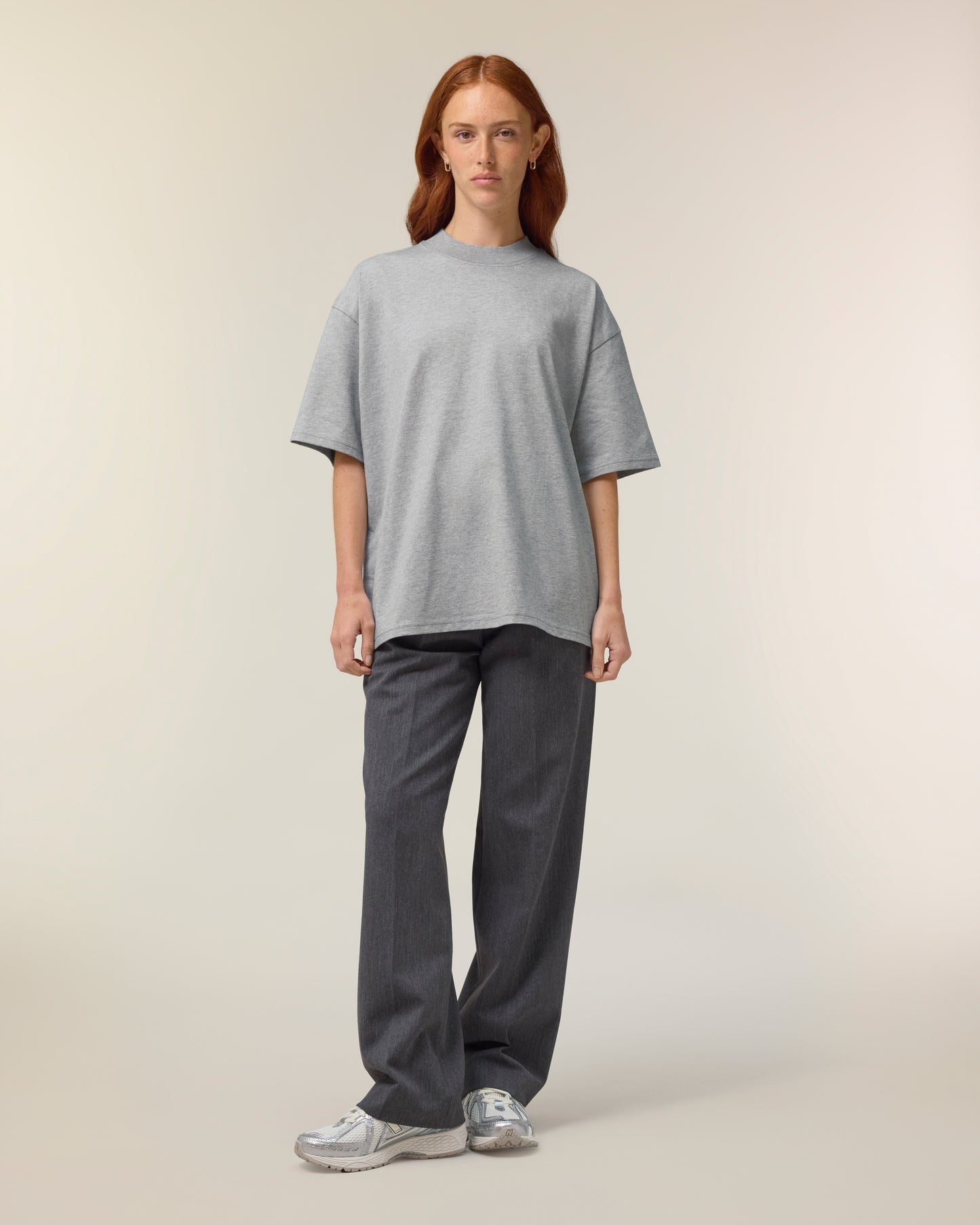 T-shirt oversize Blaster 2.0 Gris Chiné Moyen