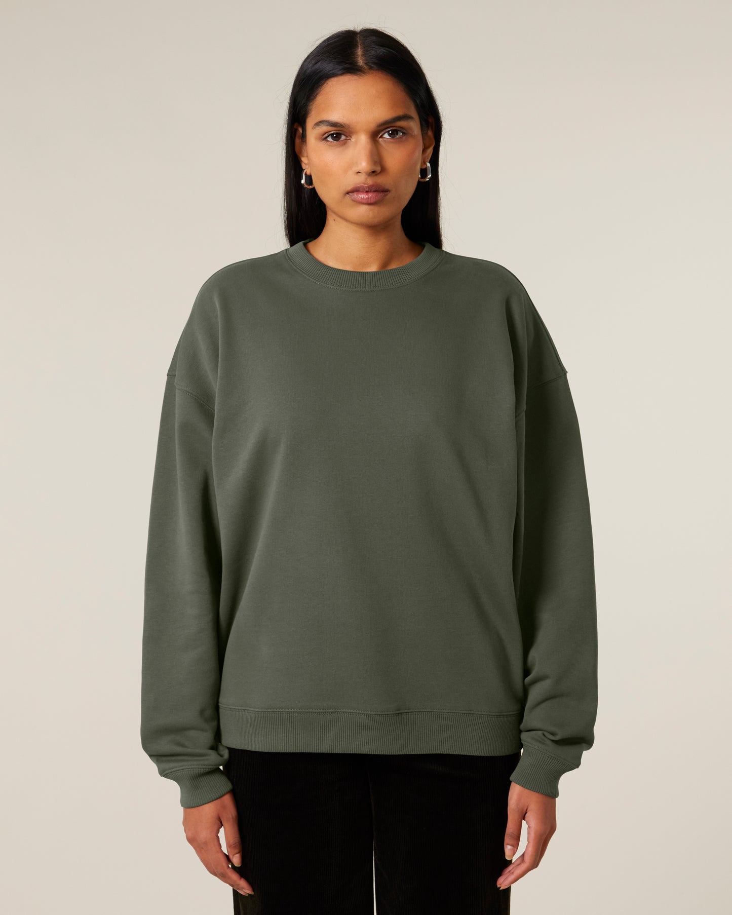 Sweat col rond oversize Radder 2.0 Kaki
