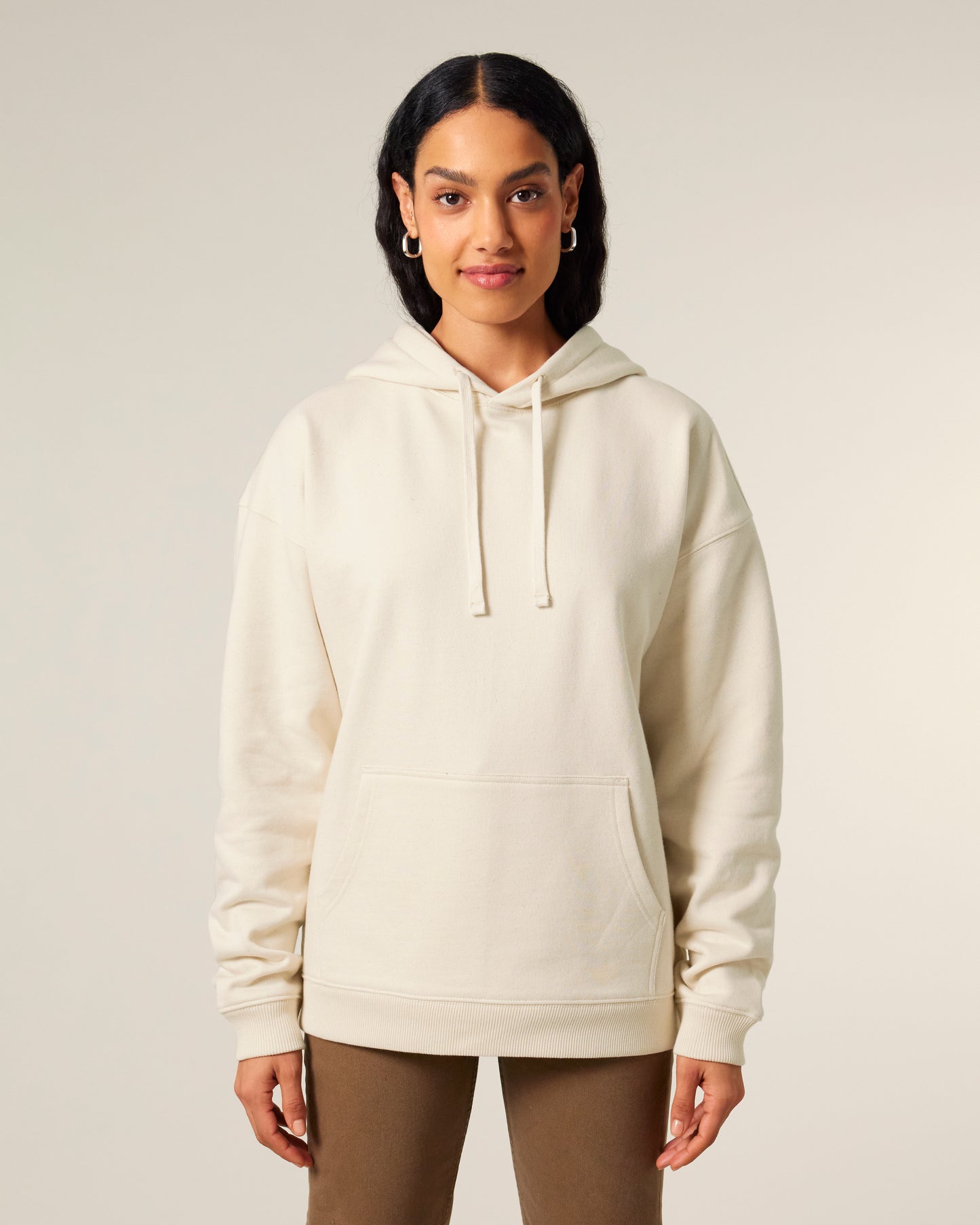 Sweat capuche oversize Slammer 2.0 Blanc naturel