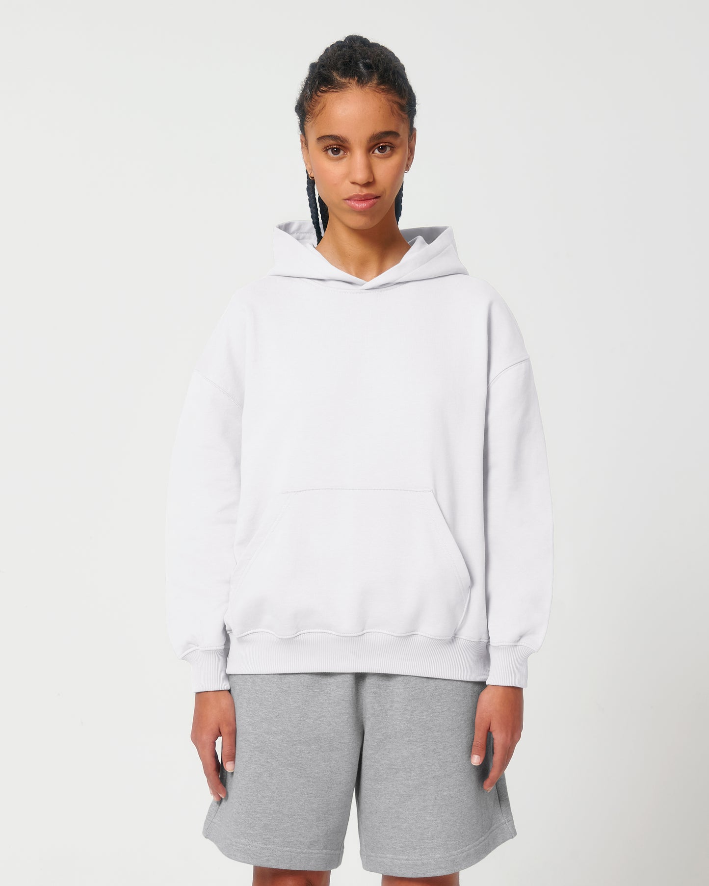 Sweat capuche lourd Cooper Dry Blanc