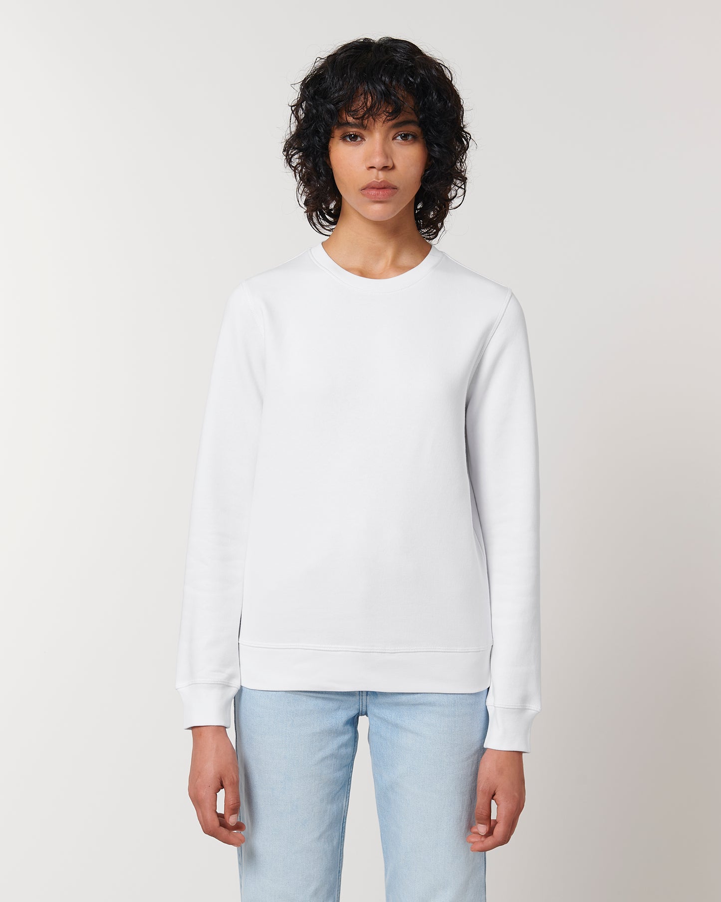 Sweat col rond Roller Blanc
