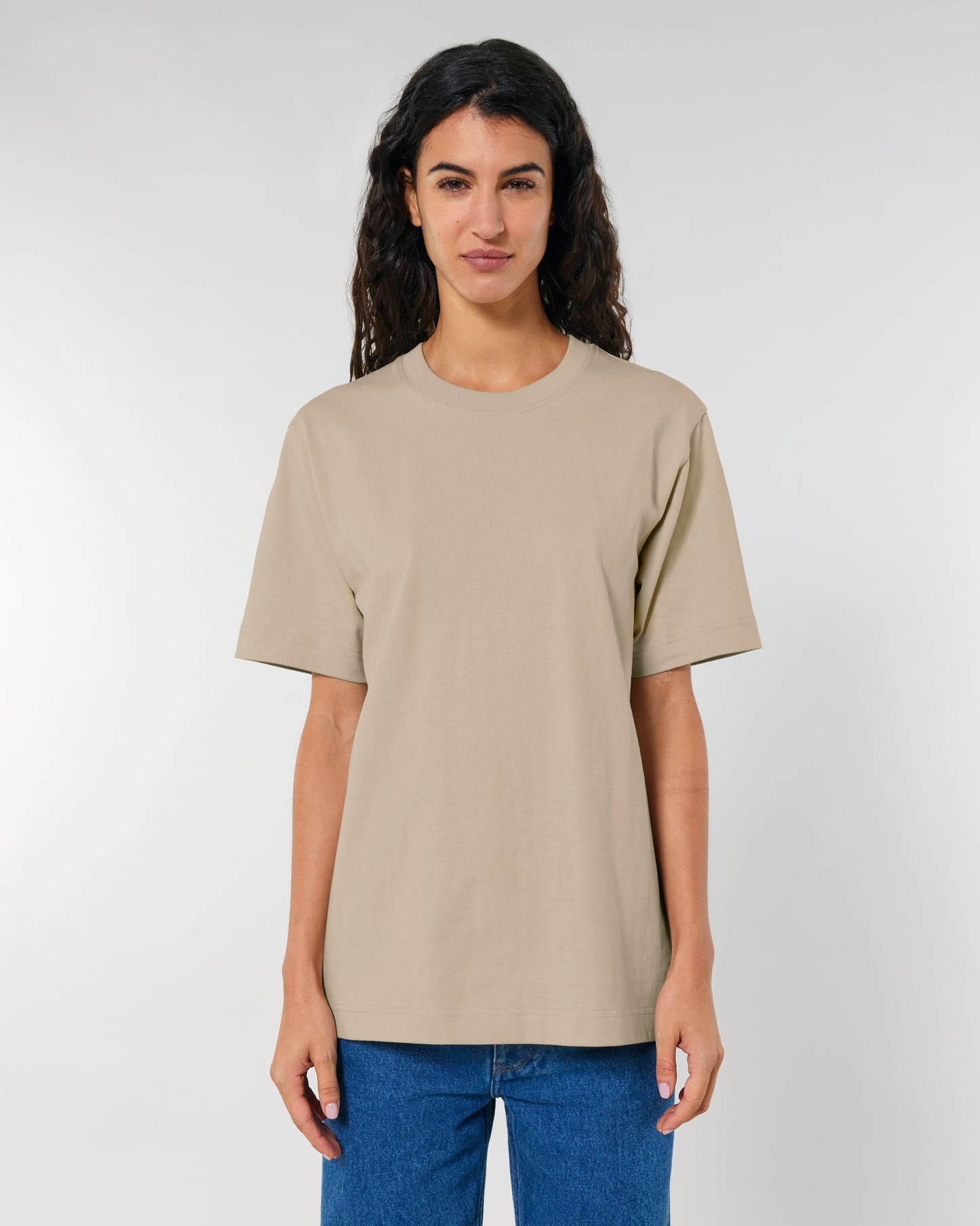 T-shirt unisexe lourd Freestyler Sable Clair