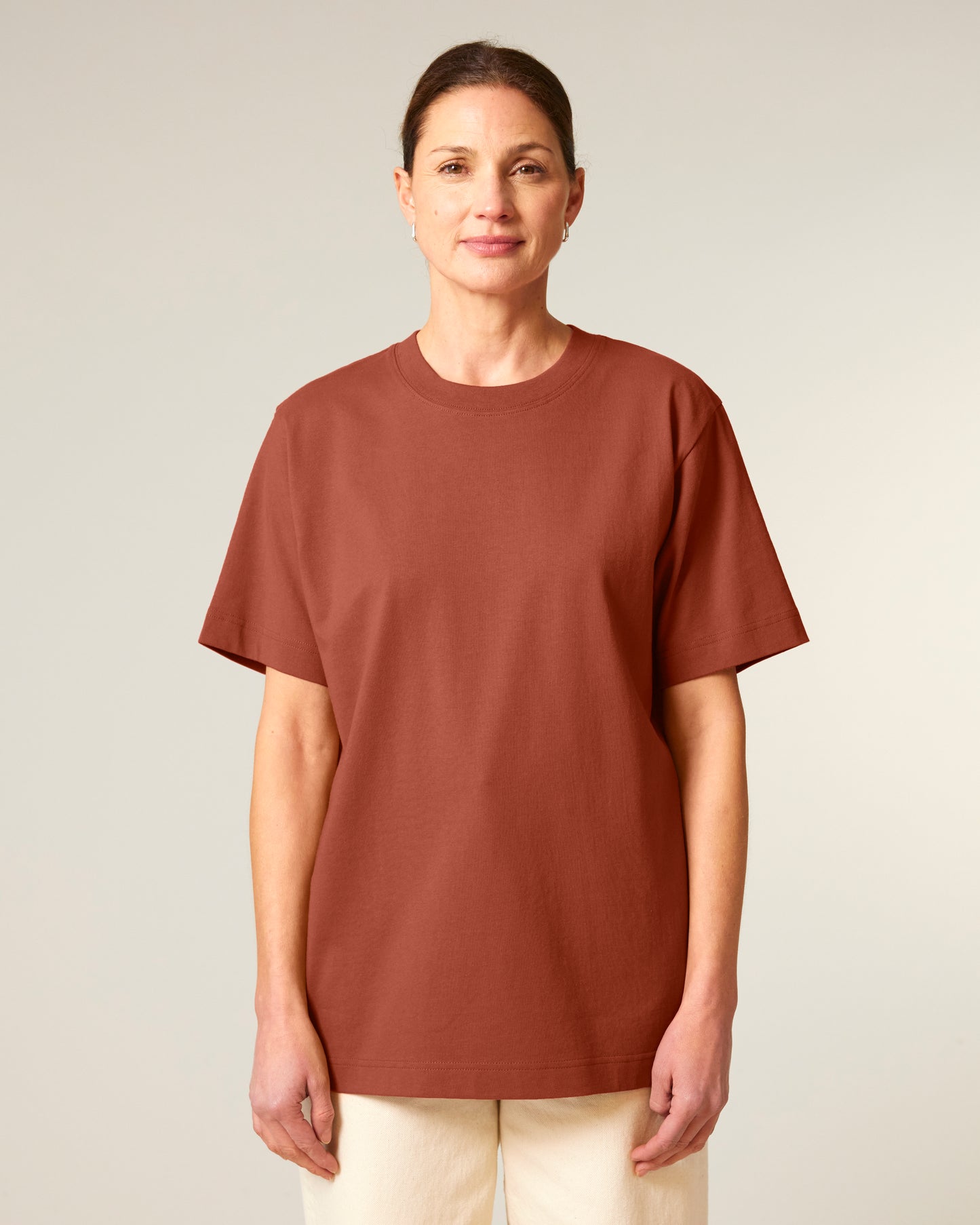 T-shirt unisexe lourd Freestyler Marron Héritage