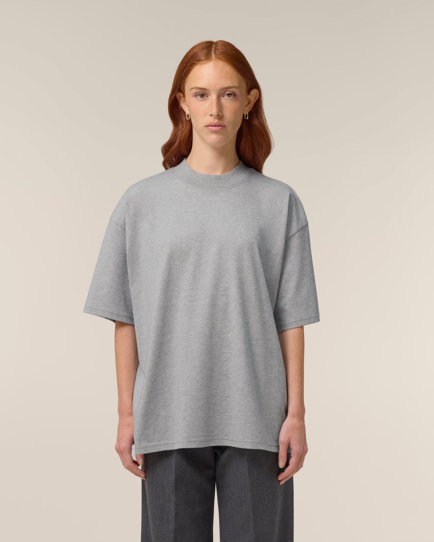 T-shirt oversize Blaster 2.0 Gris Chiné Moyen