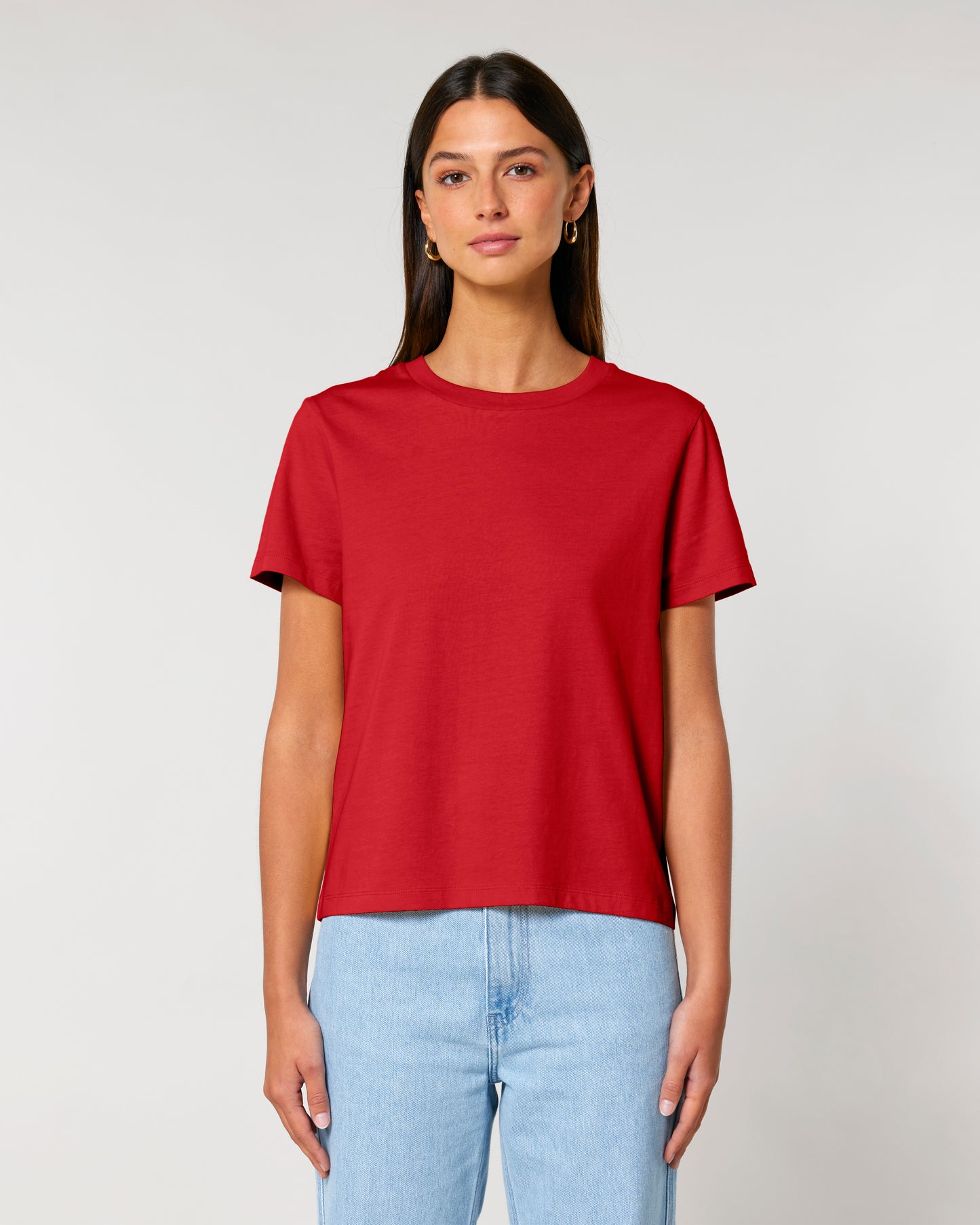T-shirt femme col rond Stella Muser Rouge