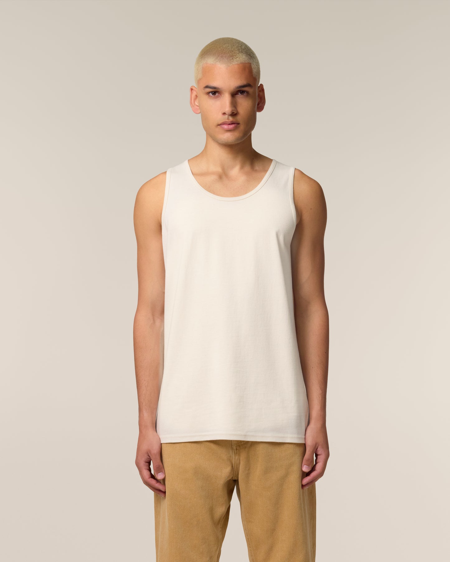 Débardeur homme Stancer blanc naturel