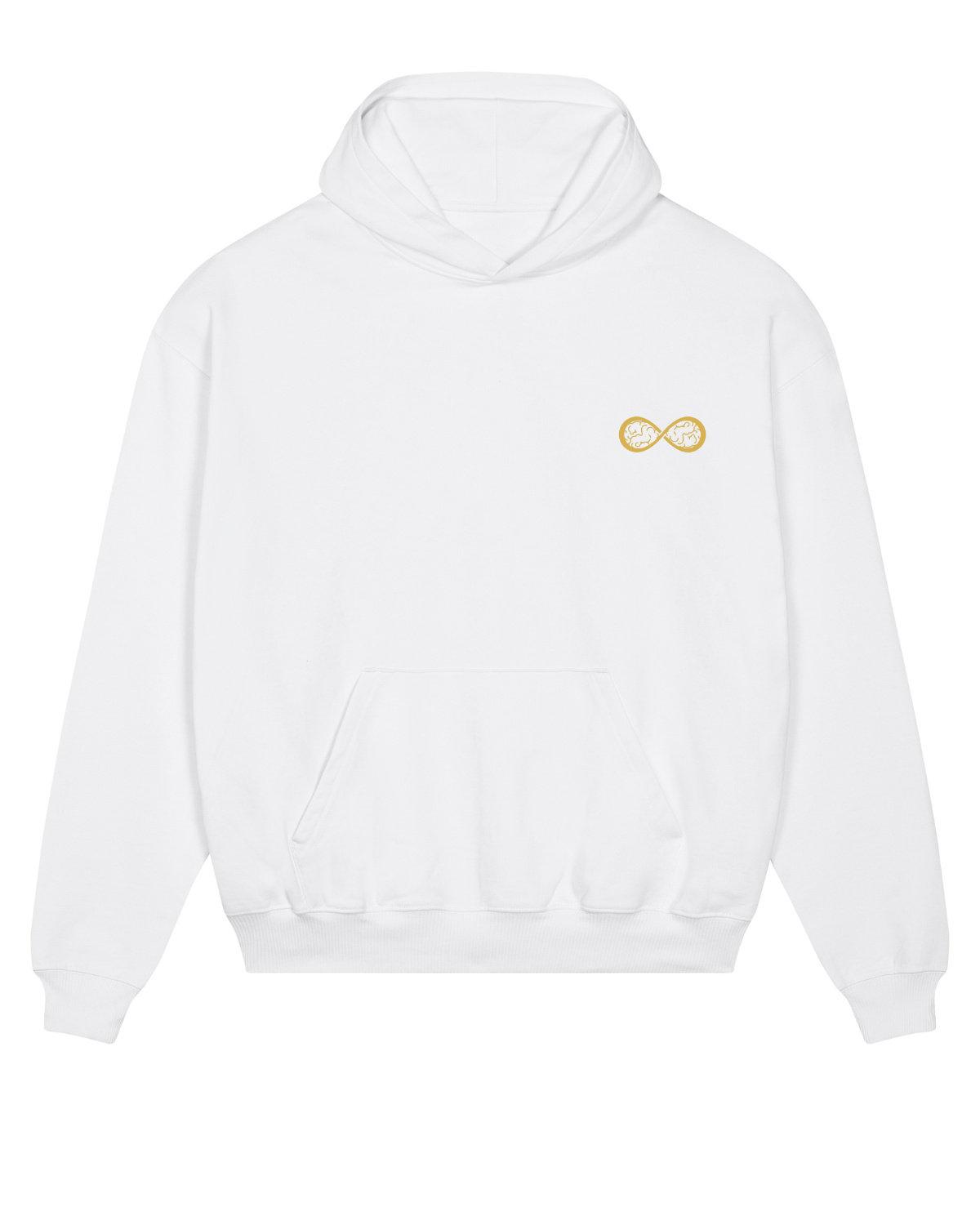 Sweat capuche lourd Cooper Dry Blanc