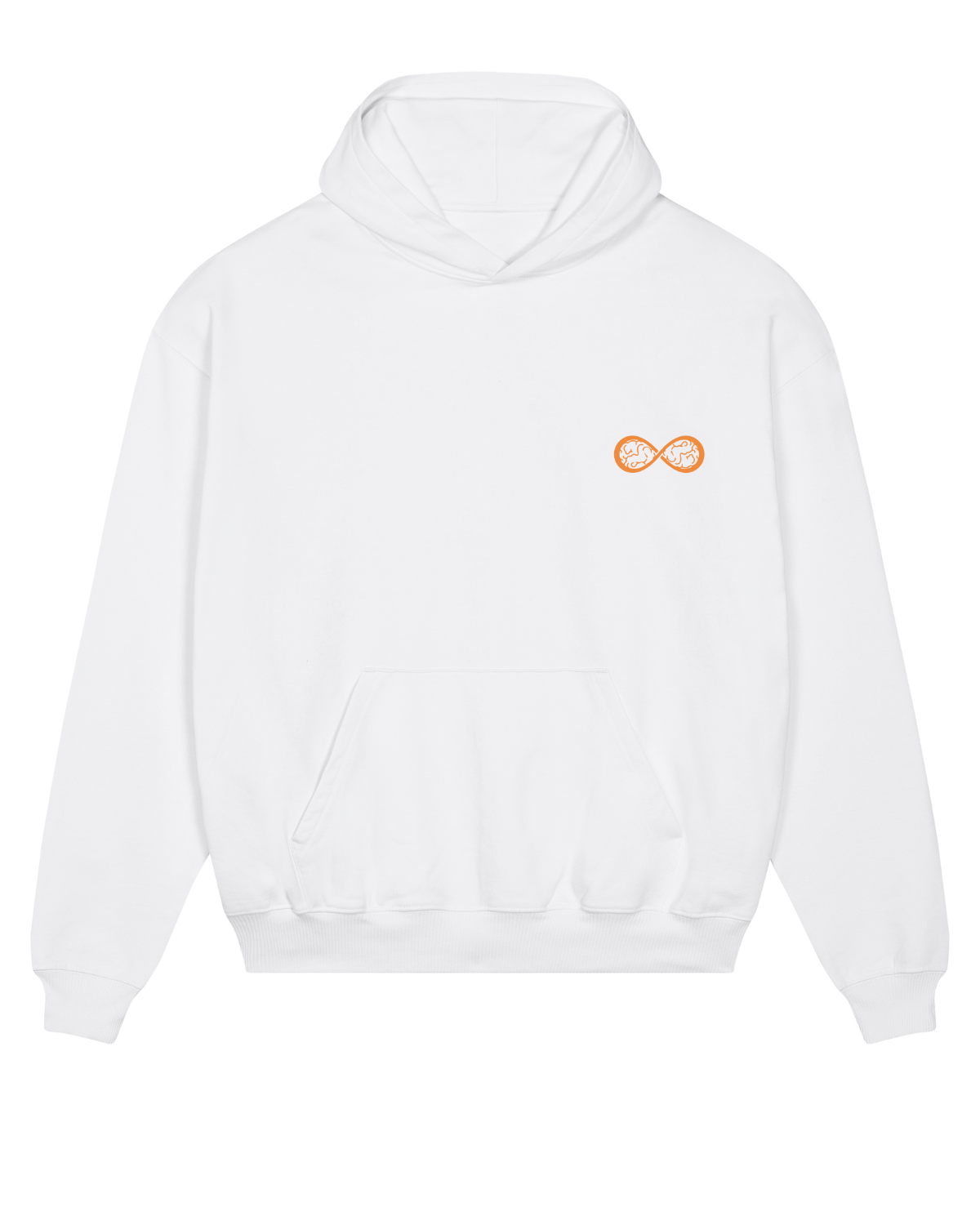 Sweat capuche lourd Cooper Dry Blanc