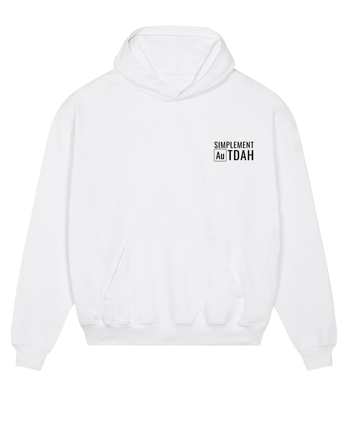 Sweat capuche lourd Cooper Dry Blanc