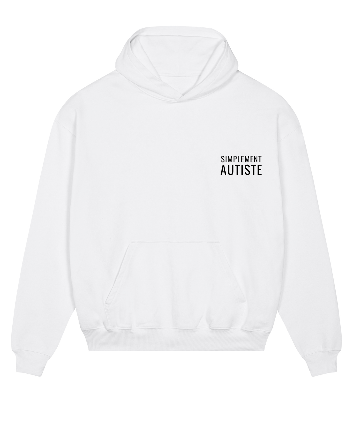 Sweat capuche lourd Cooper Dry Blanc