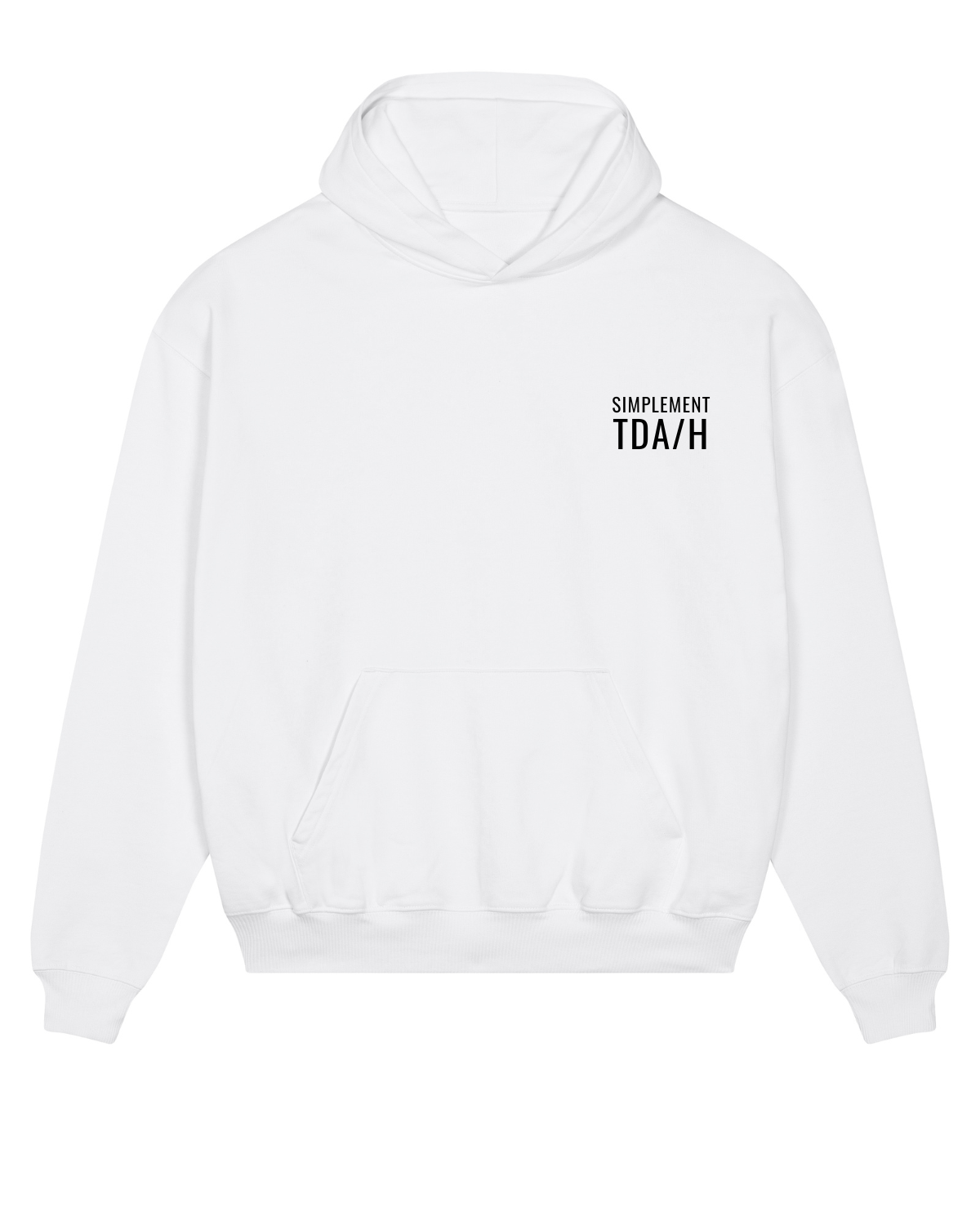 Sweat capuche lourd Cooper Dry Blanc