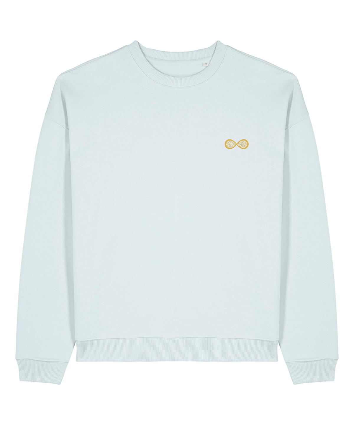 Sweat col rond oversize Radder 2.0 Bleu glace
