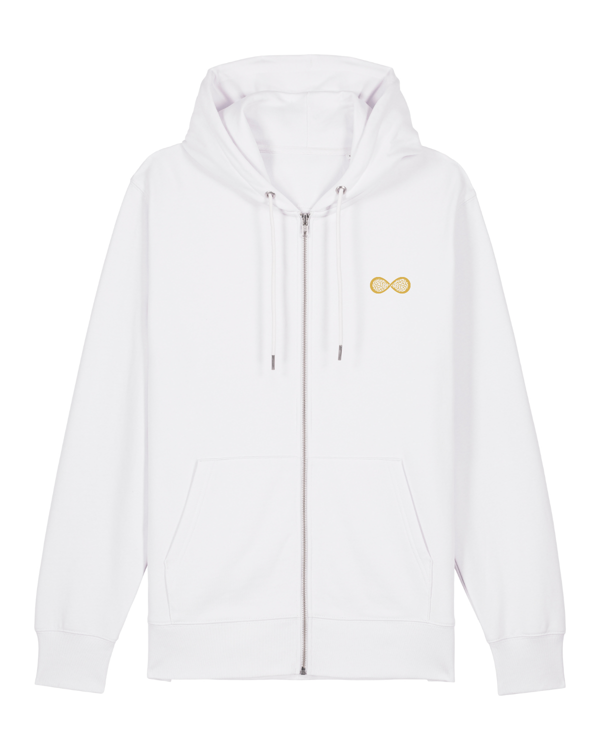 Sweat capuche zippé Cultivator 2.0 Blanc