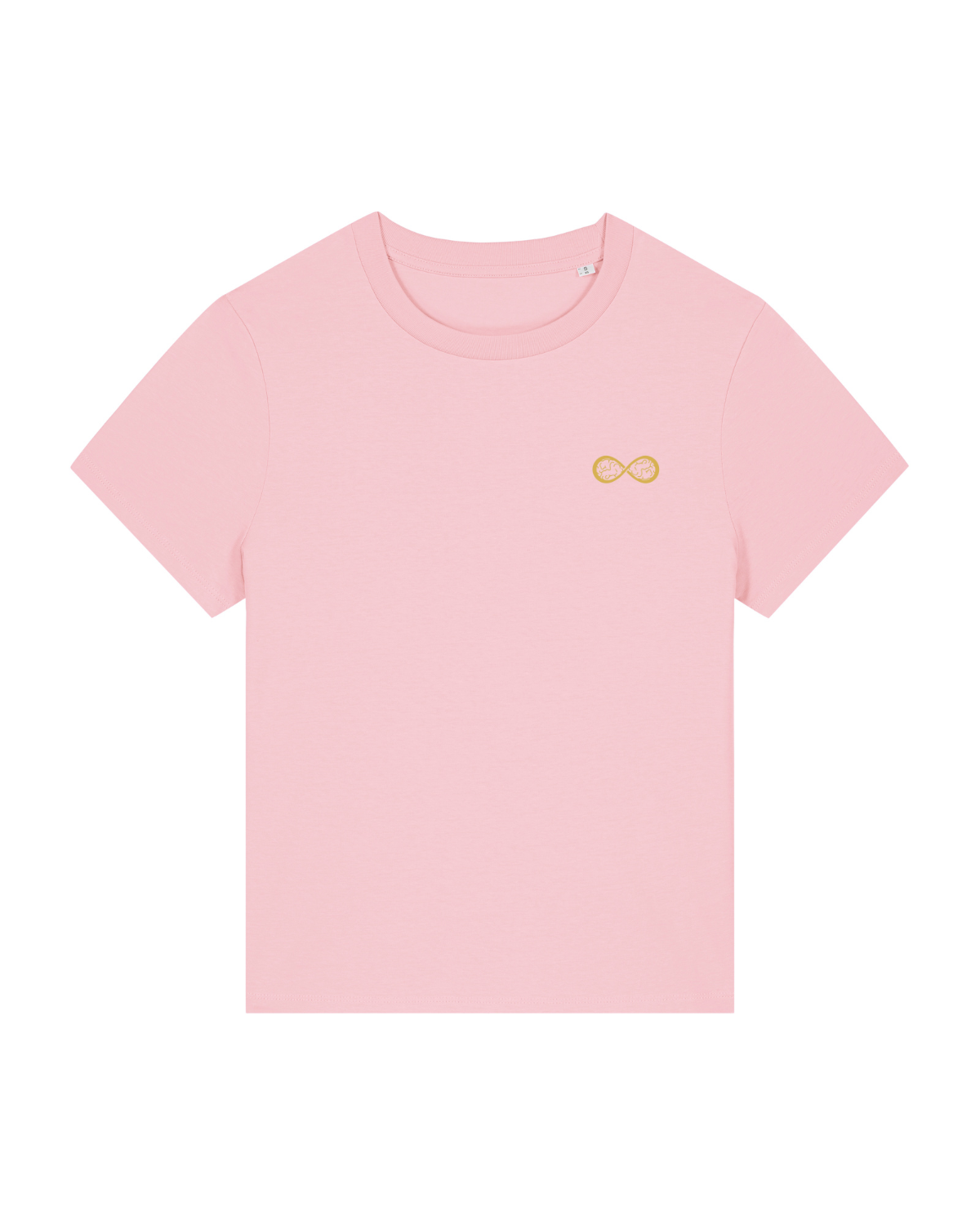 T-shirt femme col rond Stella Muser Rose coton