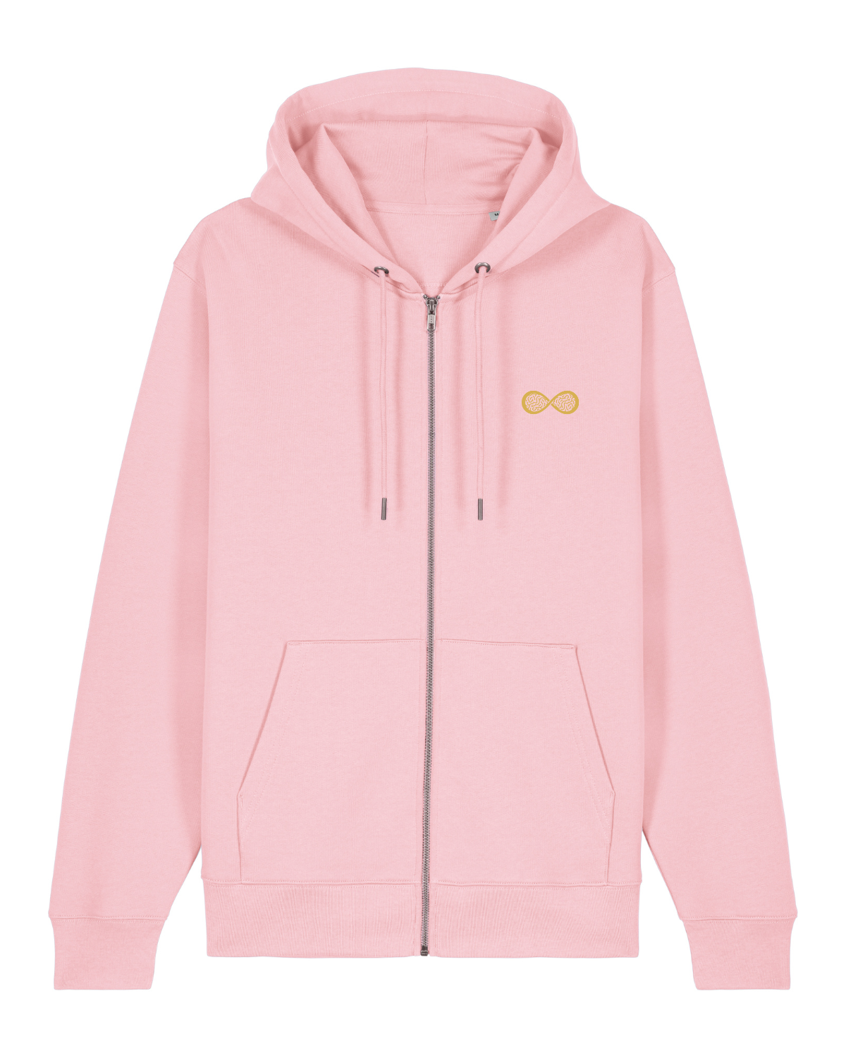 Sweat capuche zippé Cultivator 2.0 Rose coton