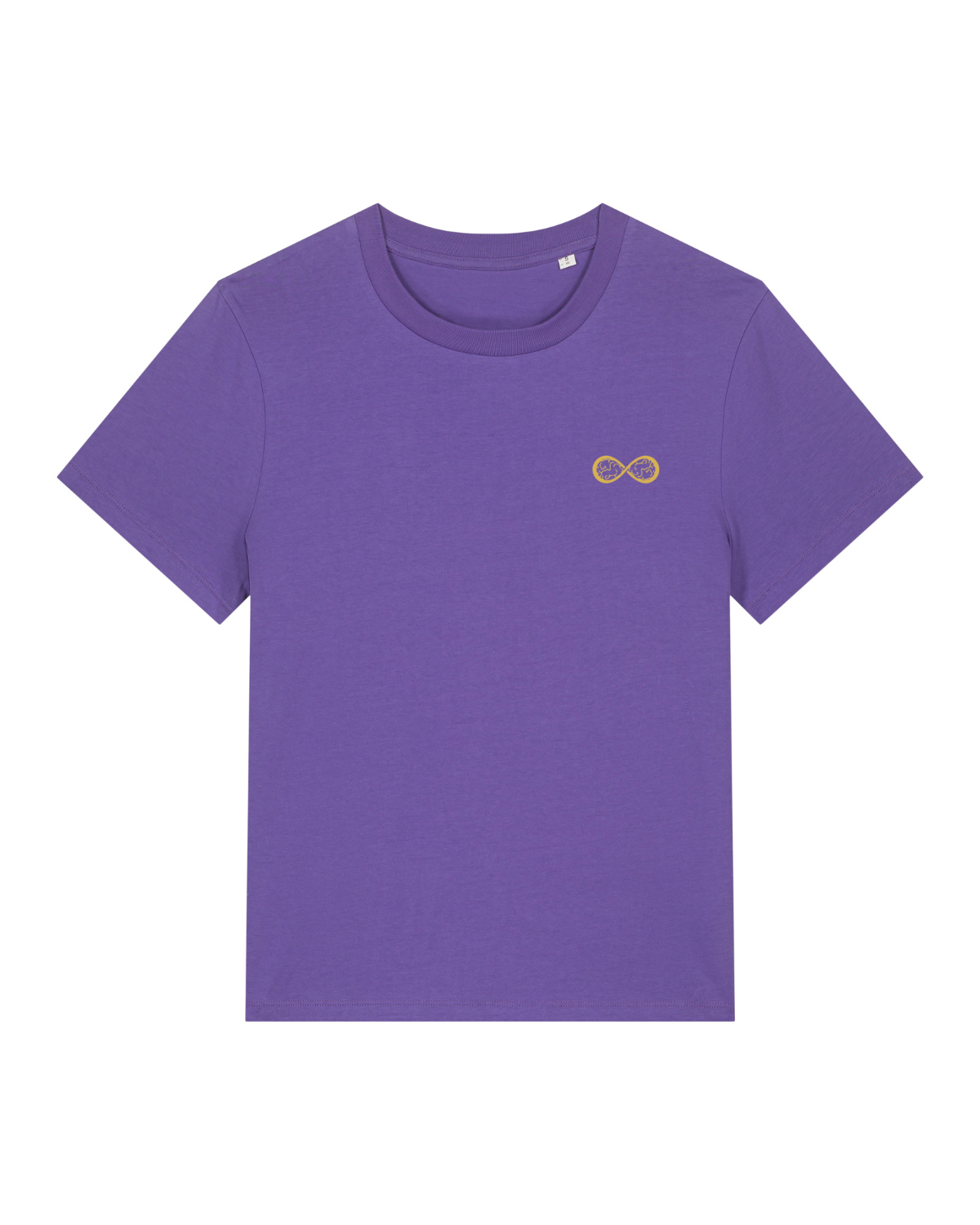 T-shirt femme col rond Stella Muser Violet