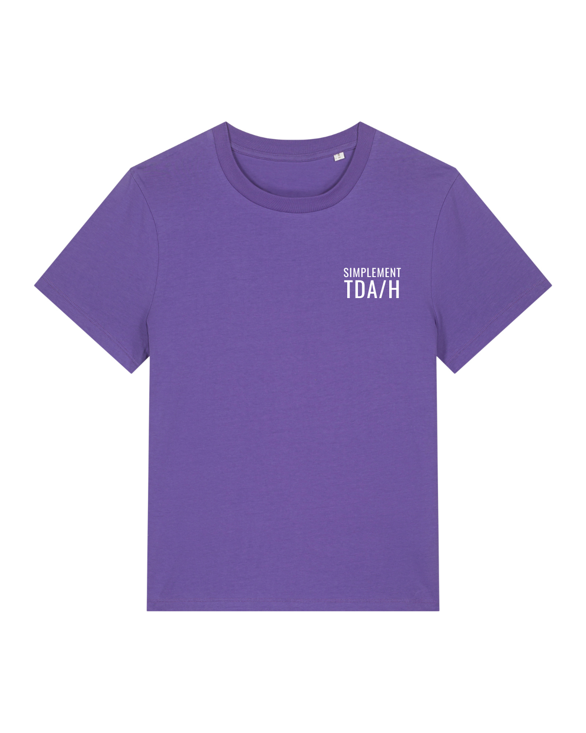 T-shirt femme col rond Stella Muser Violet