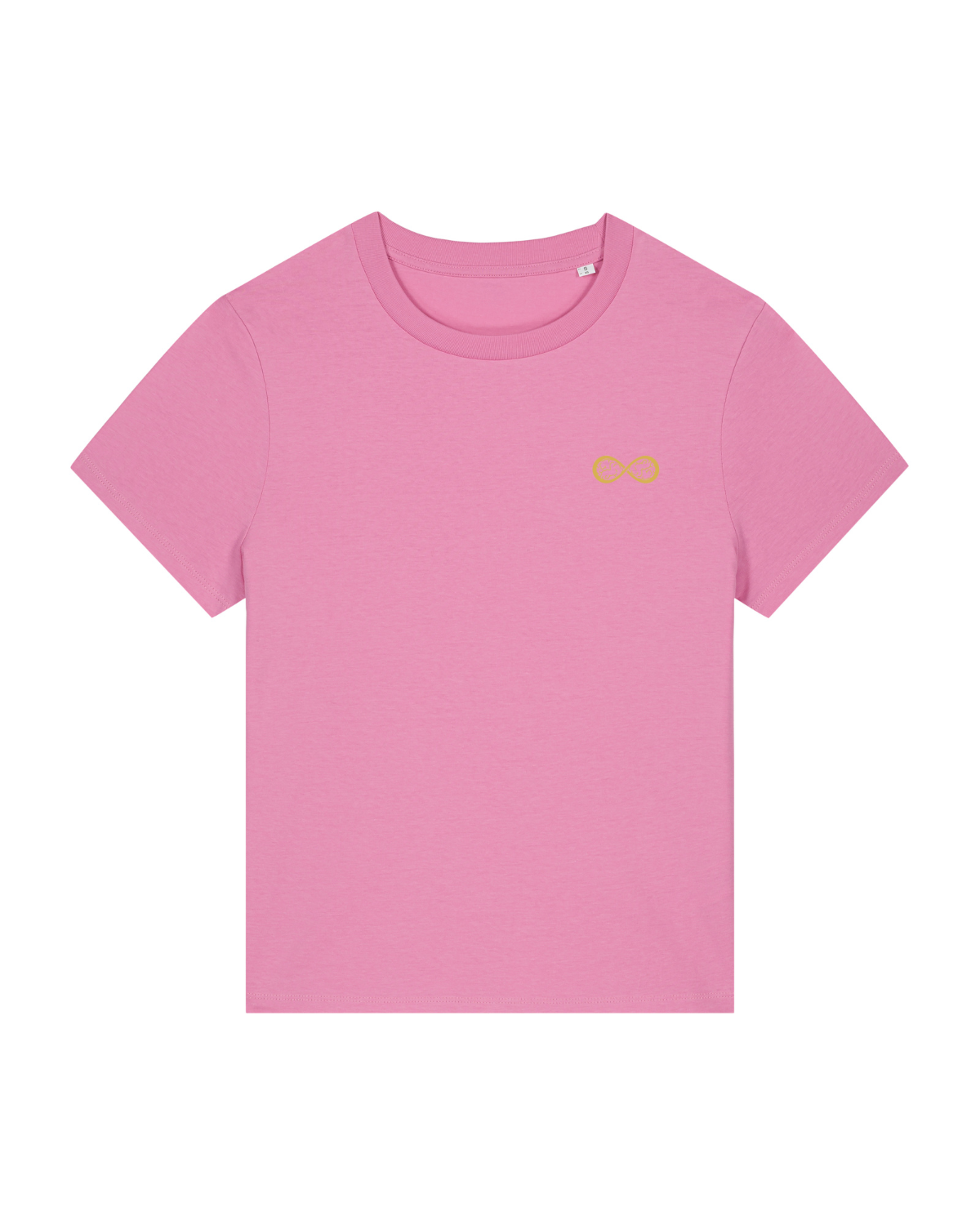 T-shirt femme col rond Stella Muser Rose pop