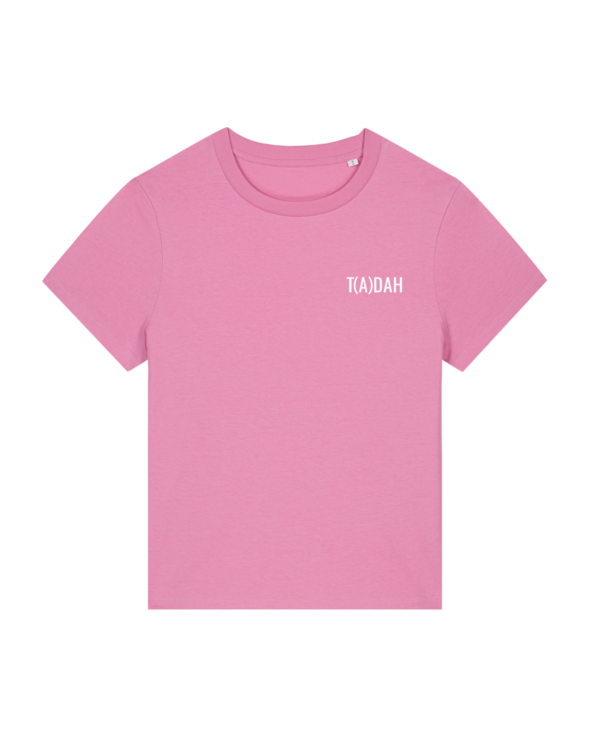 T-shirt femme col rond Stella Muser Rose pop