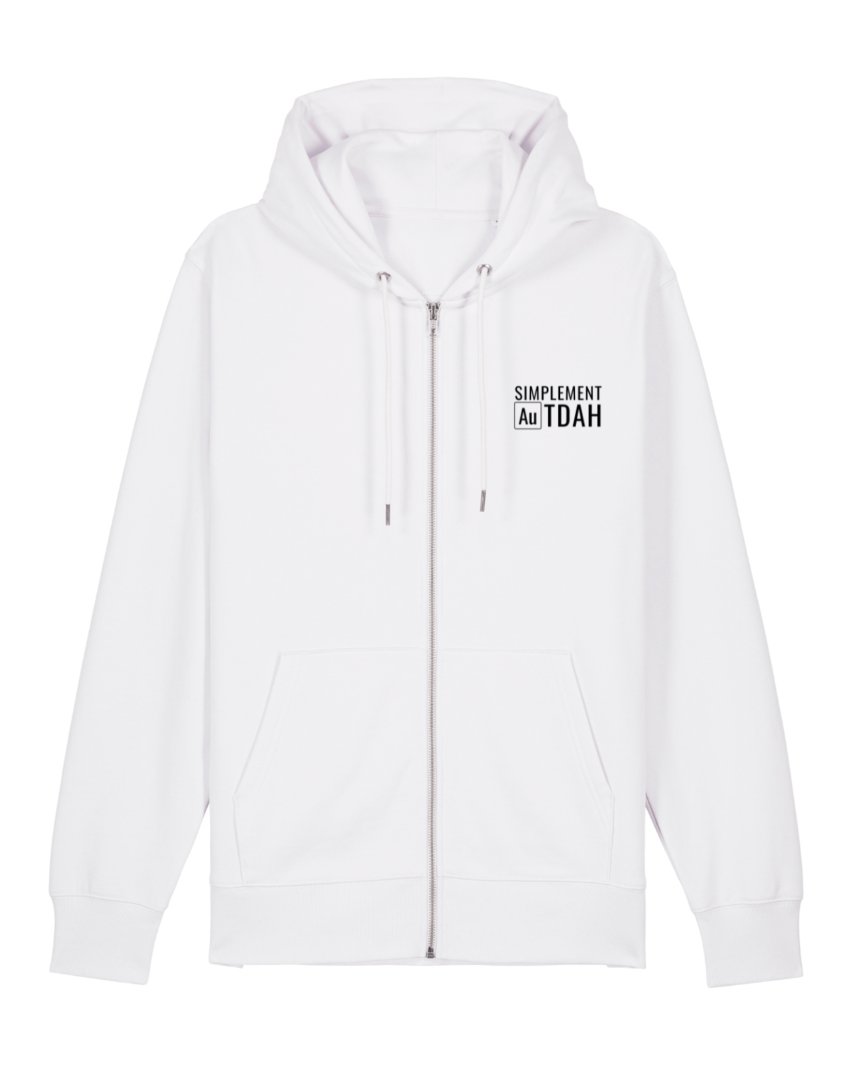 Sweat capuche zippé Cultivator 2.0 Blanc