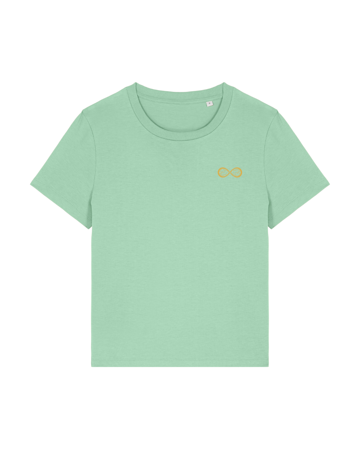 T-shirt femme col rond Stella Muser Vert jade