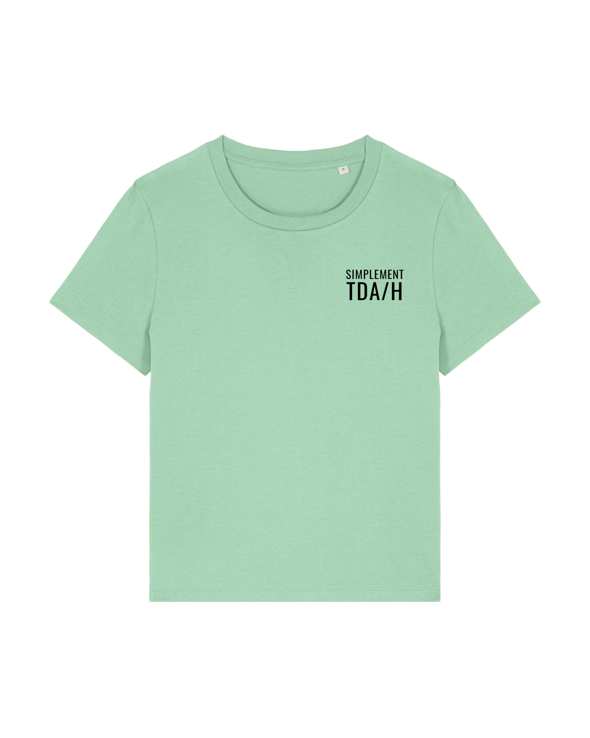 T-shirt femme col rond Stella Muser Vert jade