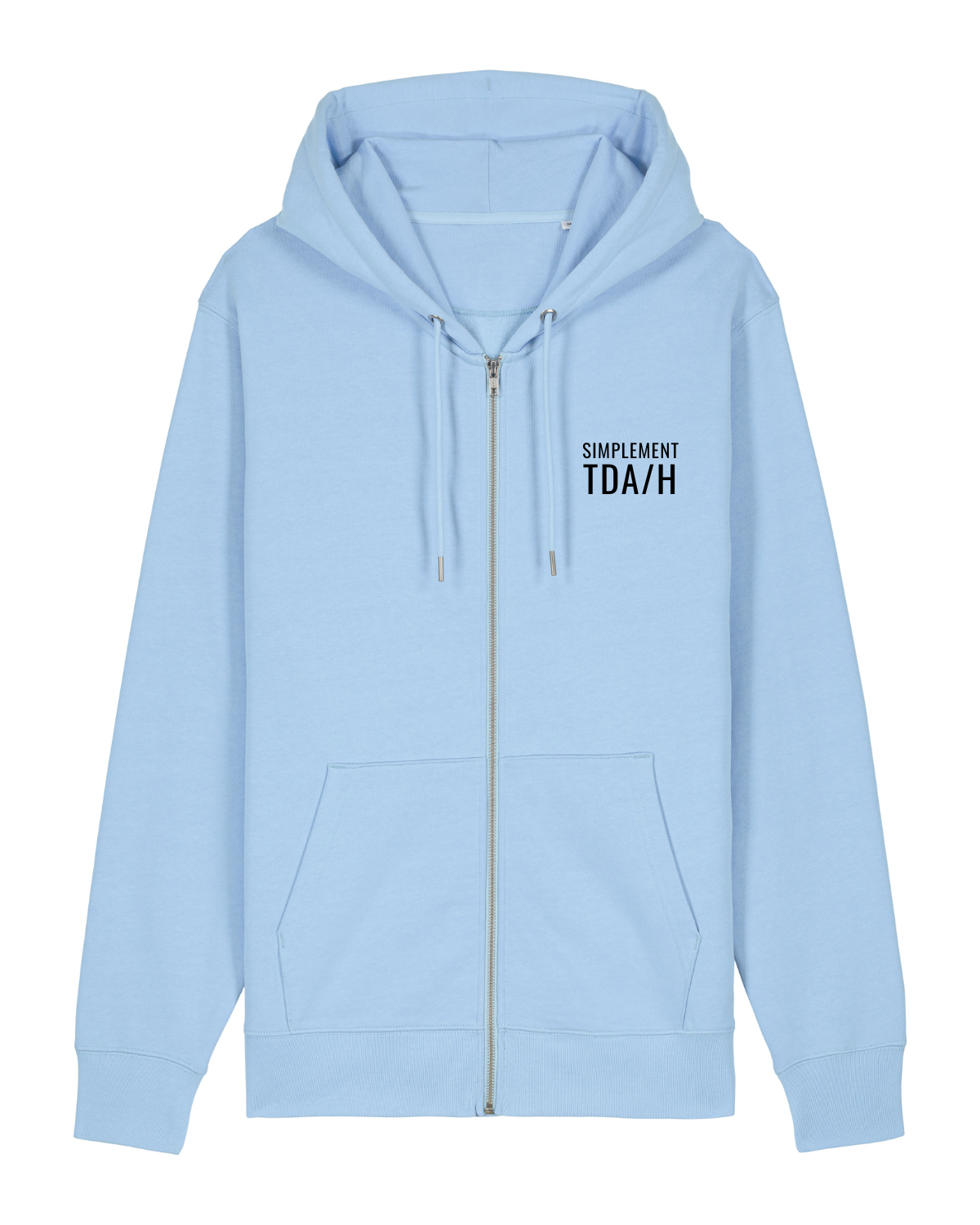 Sweat capuche zippé Cultivator 2.0 Bleu soul