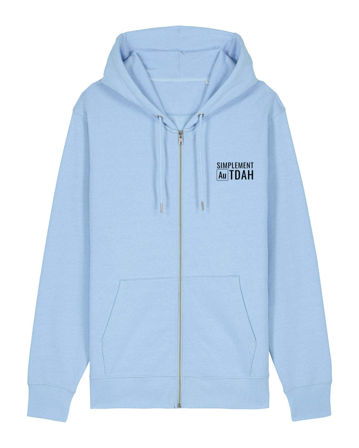 Sweat capuche zippé Cultivator 2.0 Bleu soul