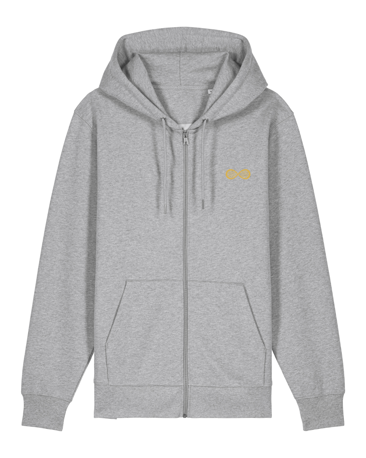 Sweat capuche zippé Cultivator 2.0 Gris chiné