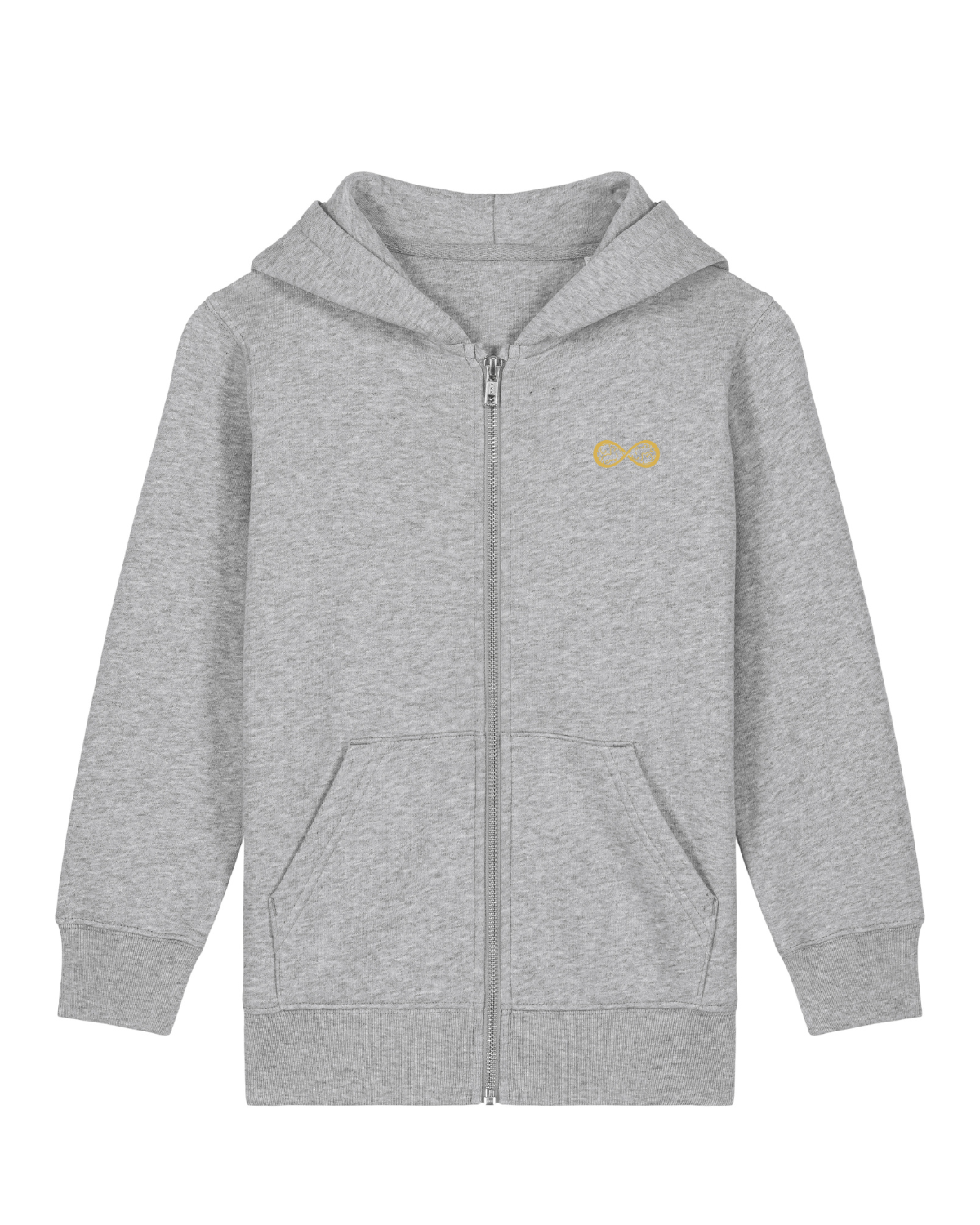 Sweat capuche zippé Mini Cultivator 2.0 Gris chiné moyen