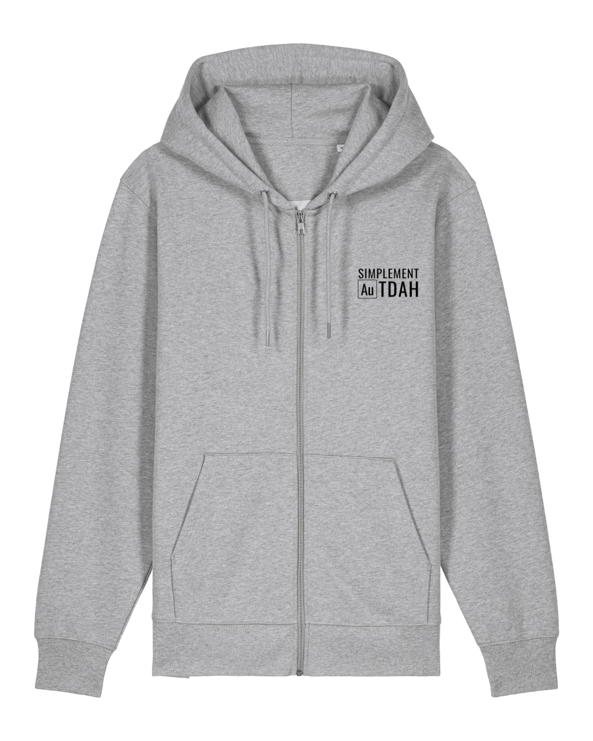 Sweat capuche zippé Cultivator 2.0 Gris chiné