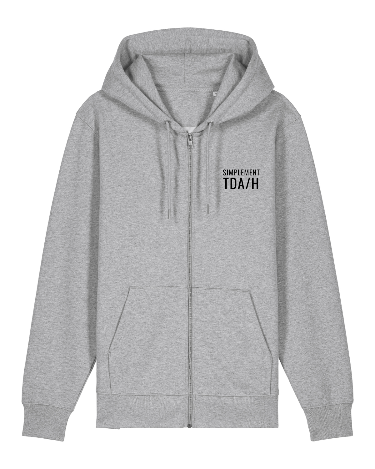 Sweat capuche zippé Cultivator 2.0 Gris chiné