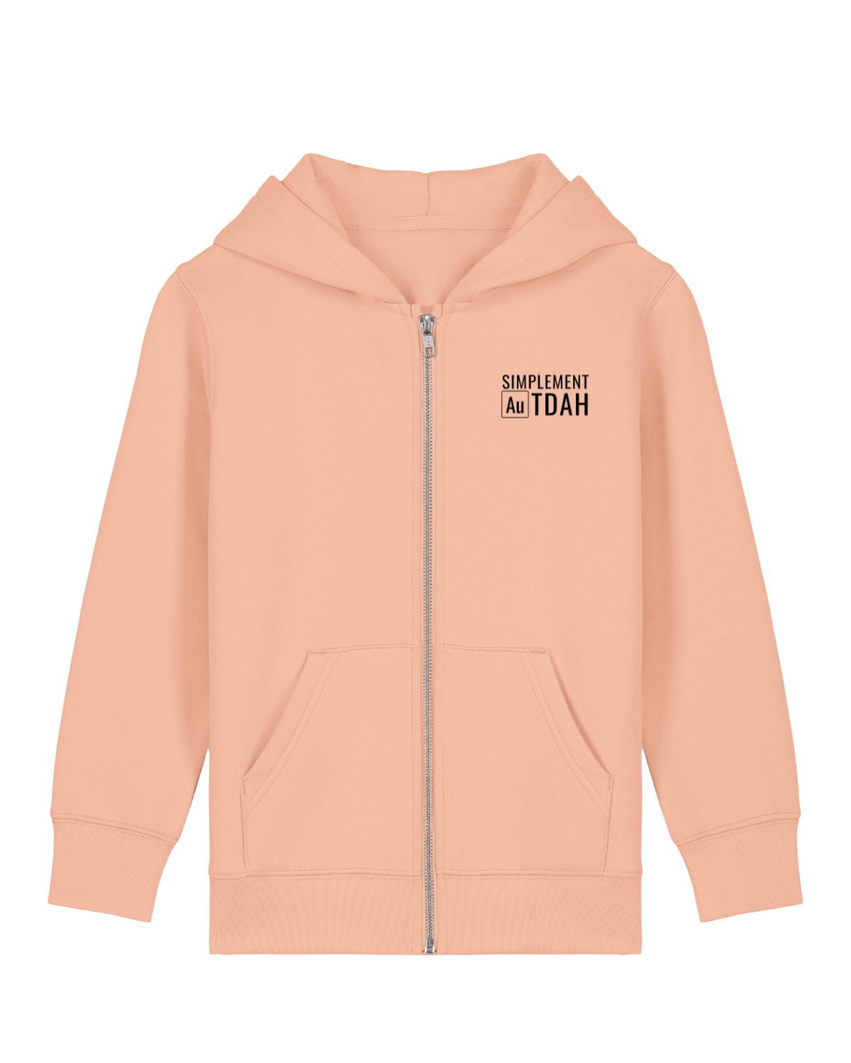 Sweat capuche zippé Mini Cultivator 2.0 Pêche