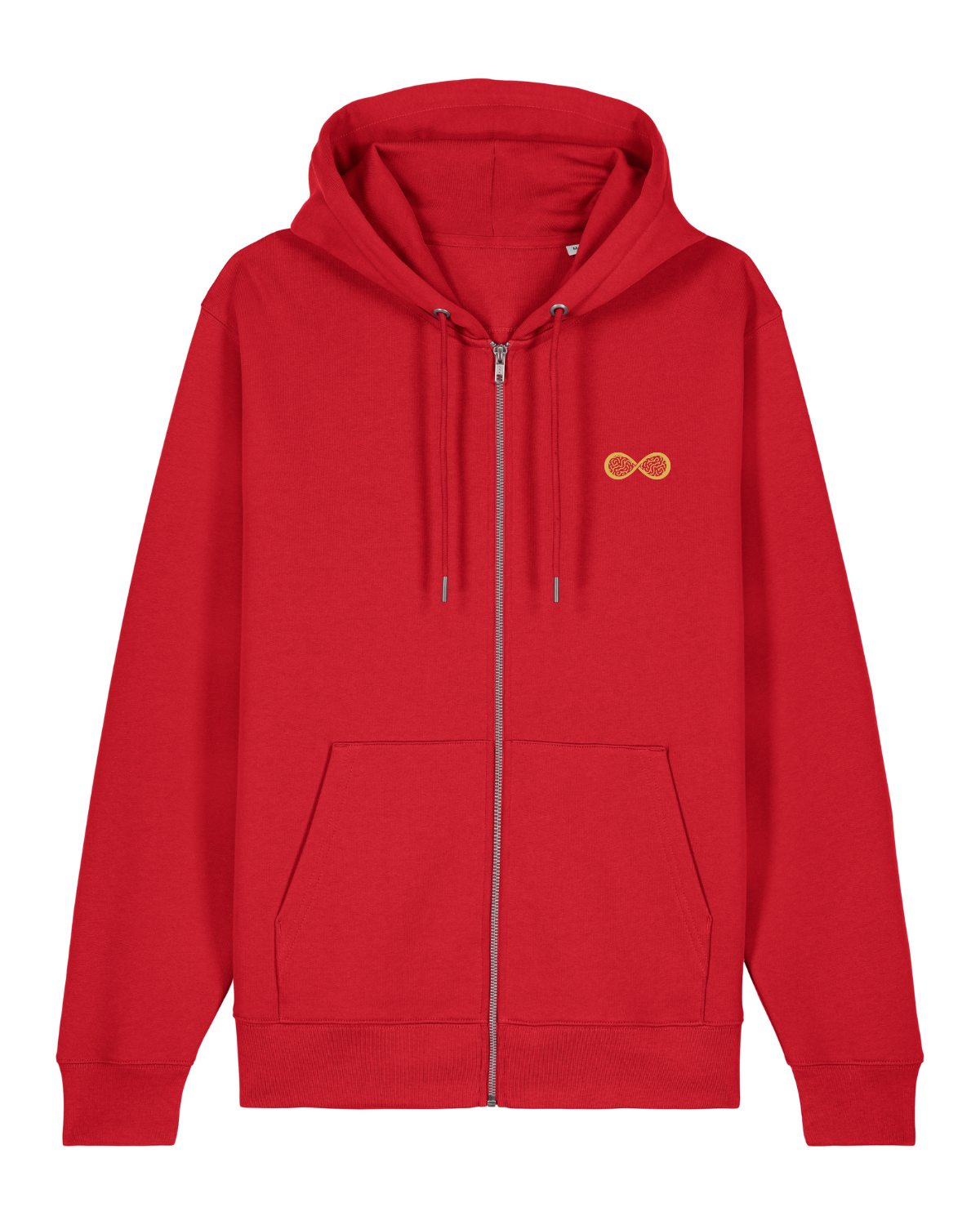 Sweat capuche zippé Cultivator 2.0 Rouge