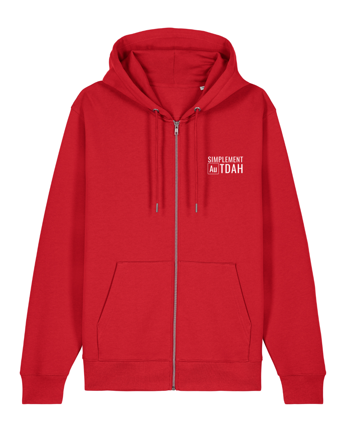 Sweat capuche zippé Cultivator 2.0 Rouge