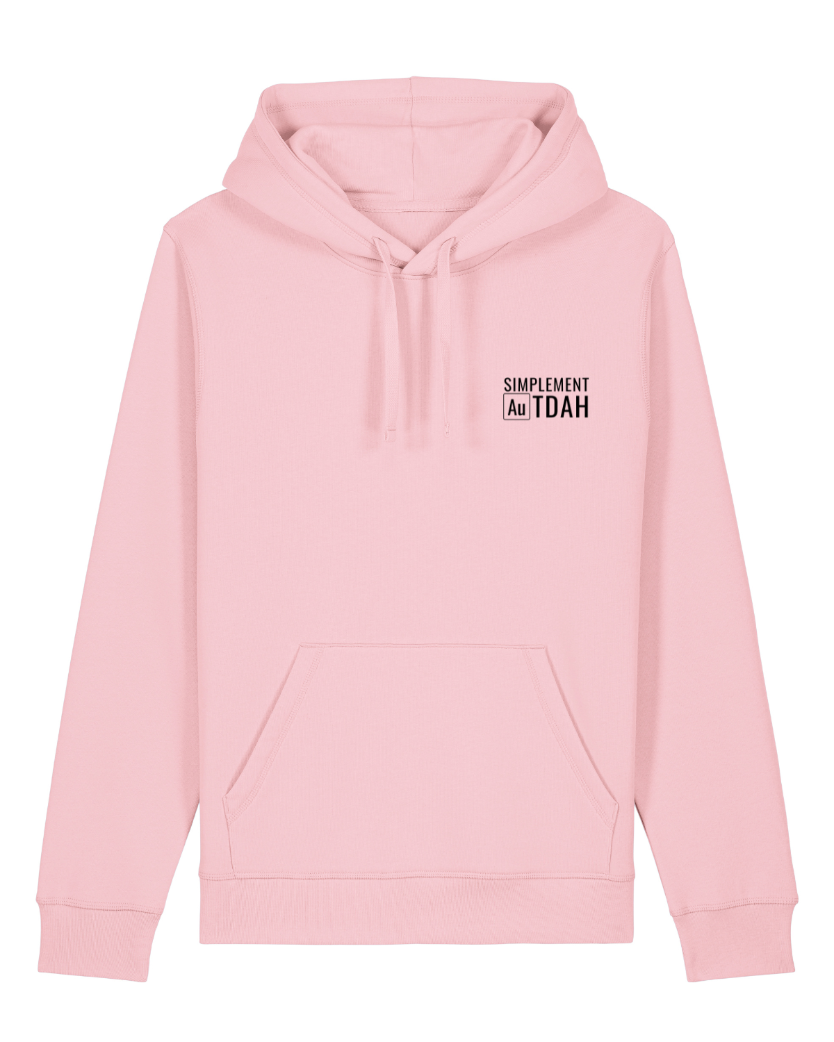 Sweat capuche Drummer 2.0 Rose coton