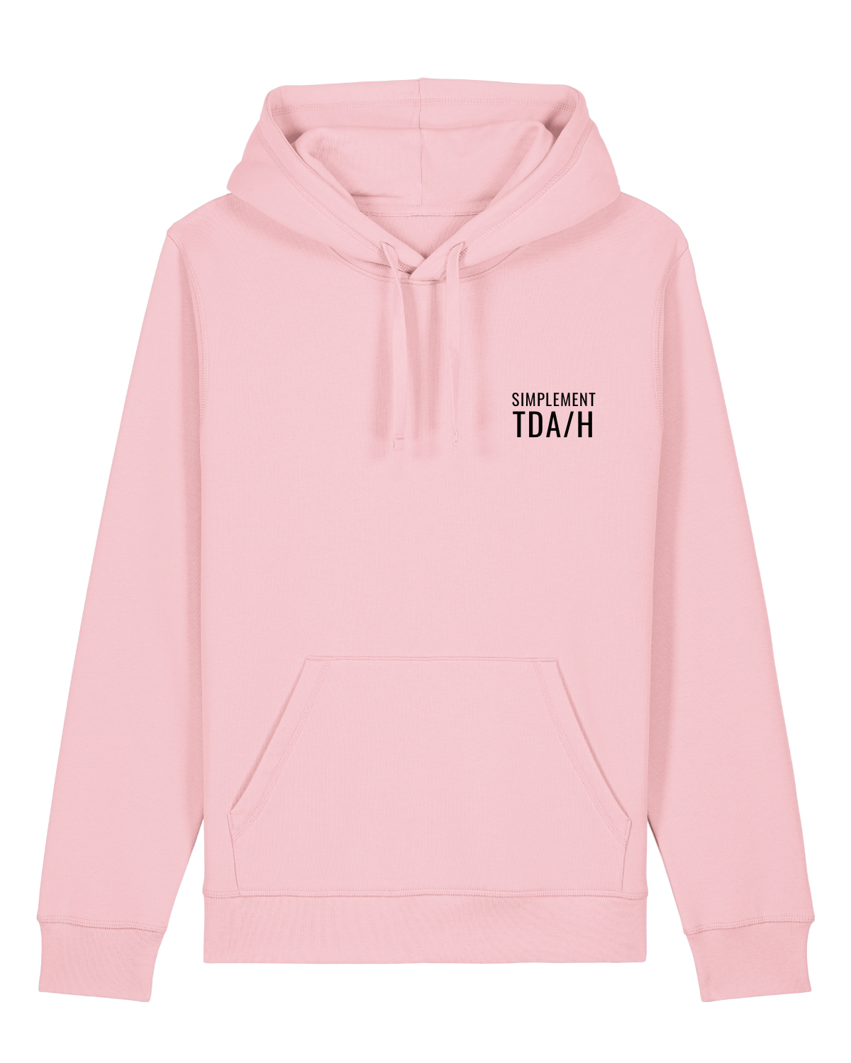 Sweat capuche Drummer 2.0 Rose coton