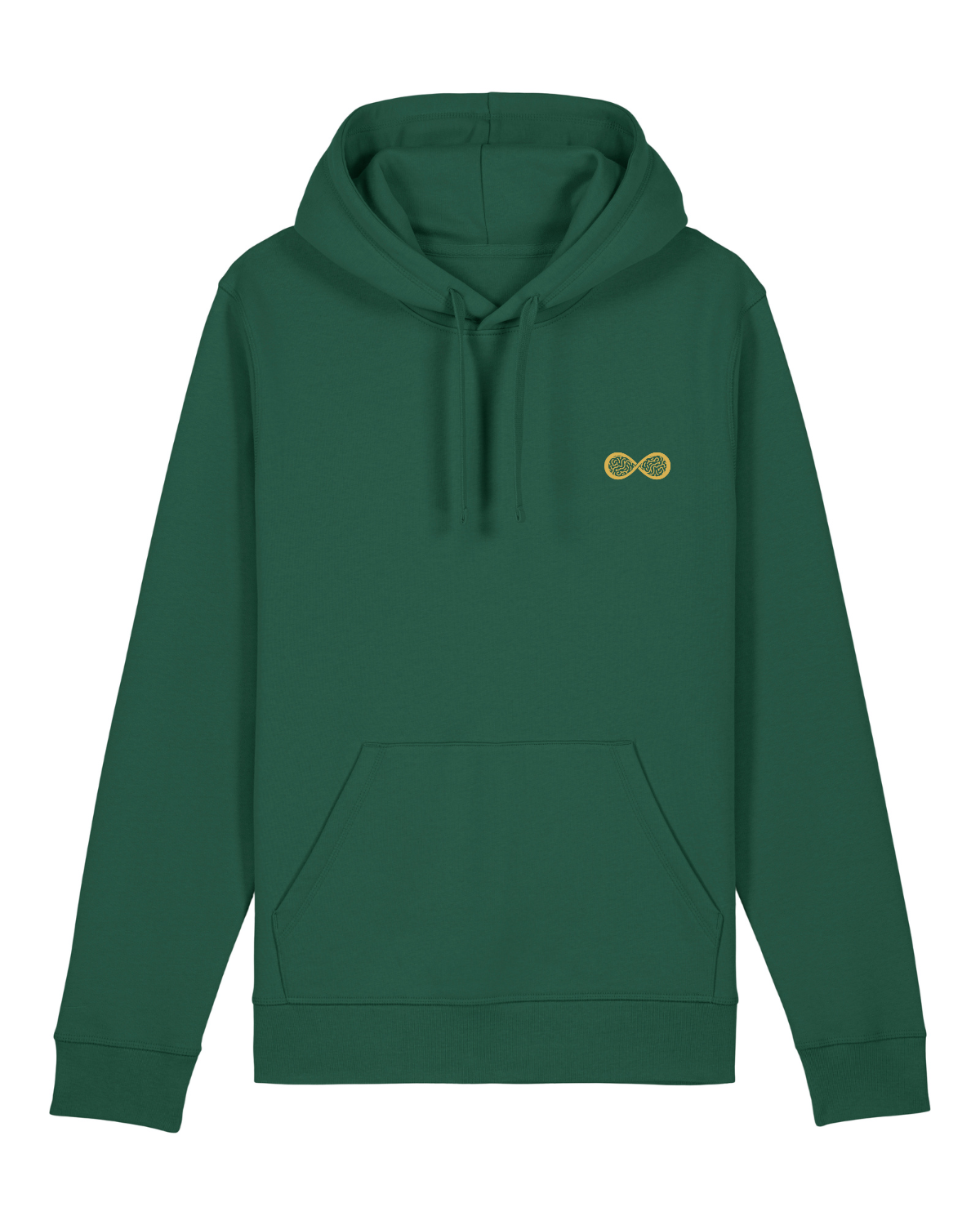 Sweat capuche Drummer 2.0 Vert bouteille