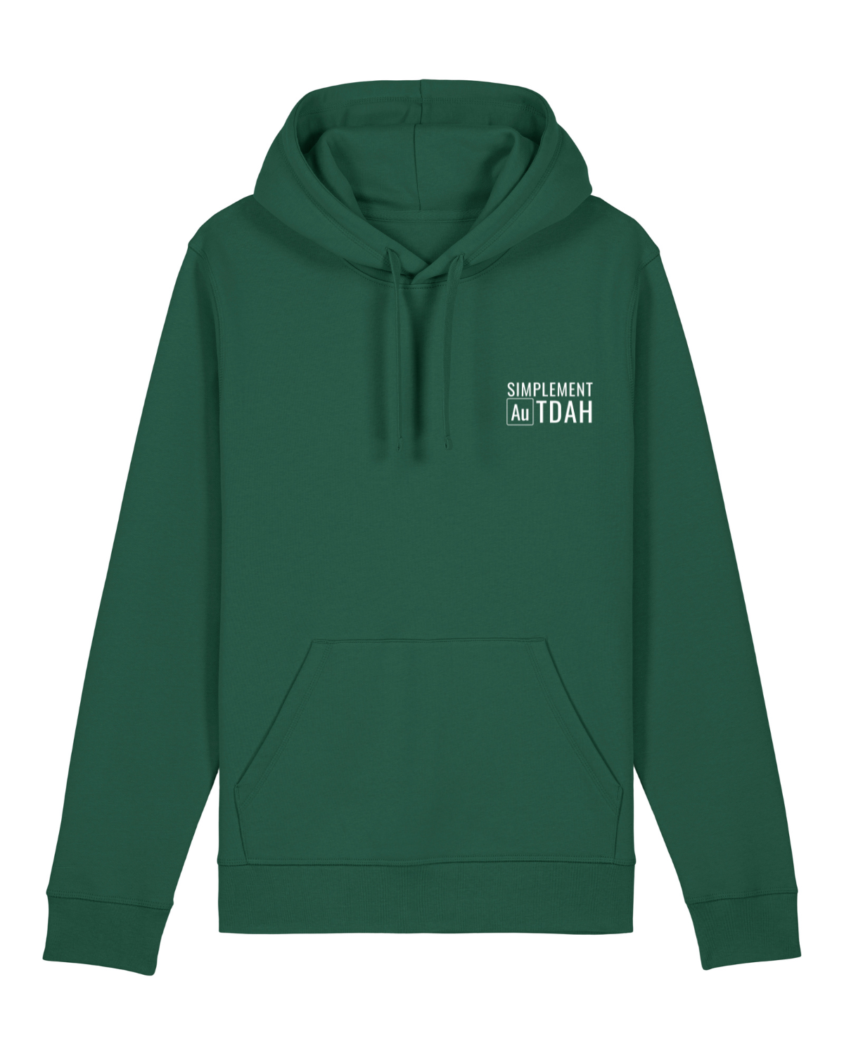 Sweat capuche Drummer 2.0 Vert bouteille