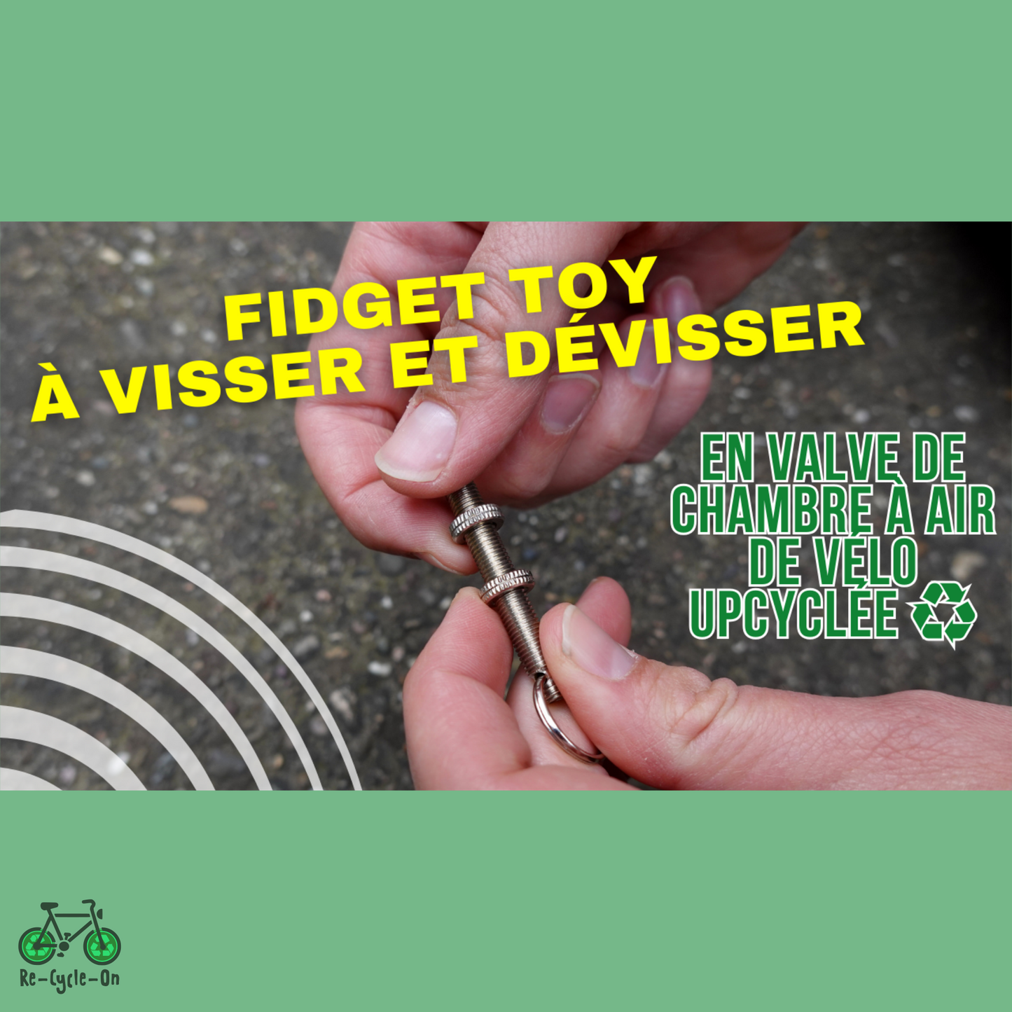 Fidget valve de vélo à visser dévisser