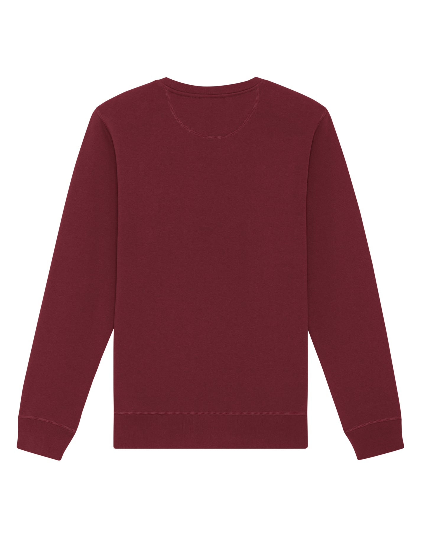 Sweat col rond Roller Rouge vin