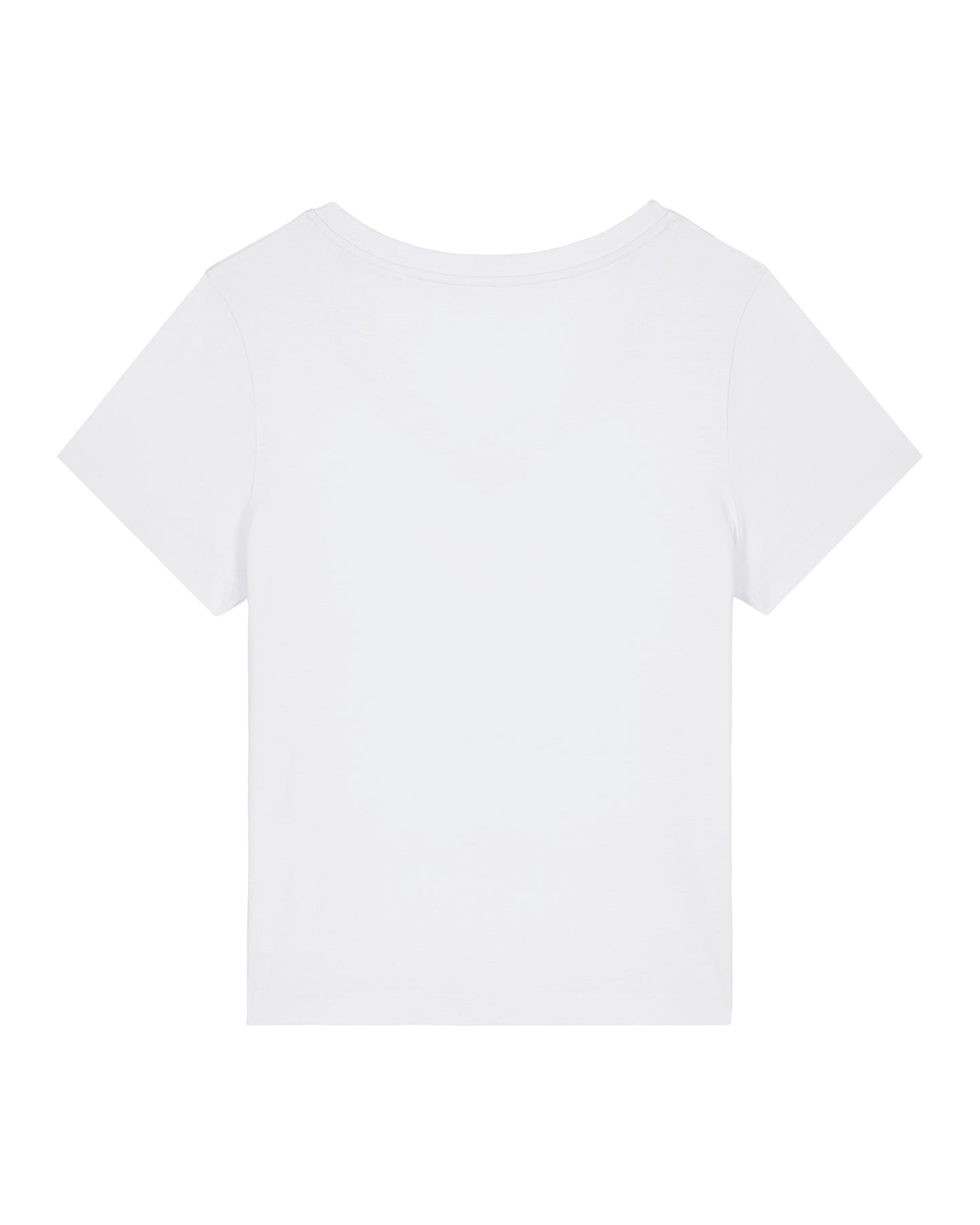 T-shirt femme col V Stella Isla Blanc