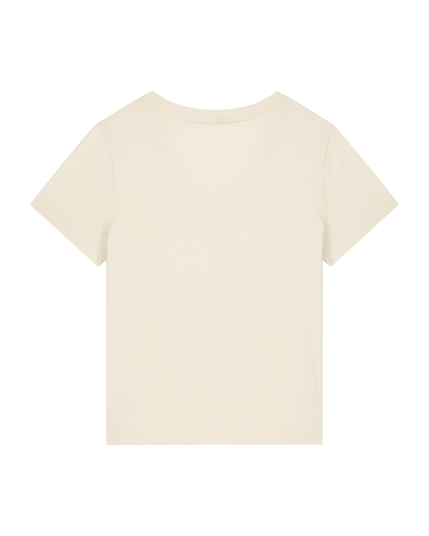 T-shirt femme col V Stella Isla Blanc naturel