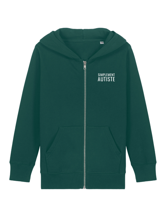 Sweat capuche zippé Mini Cultivator 2.0 Vert