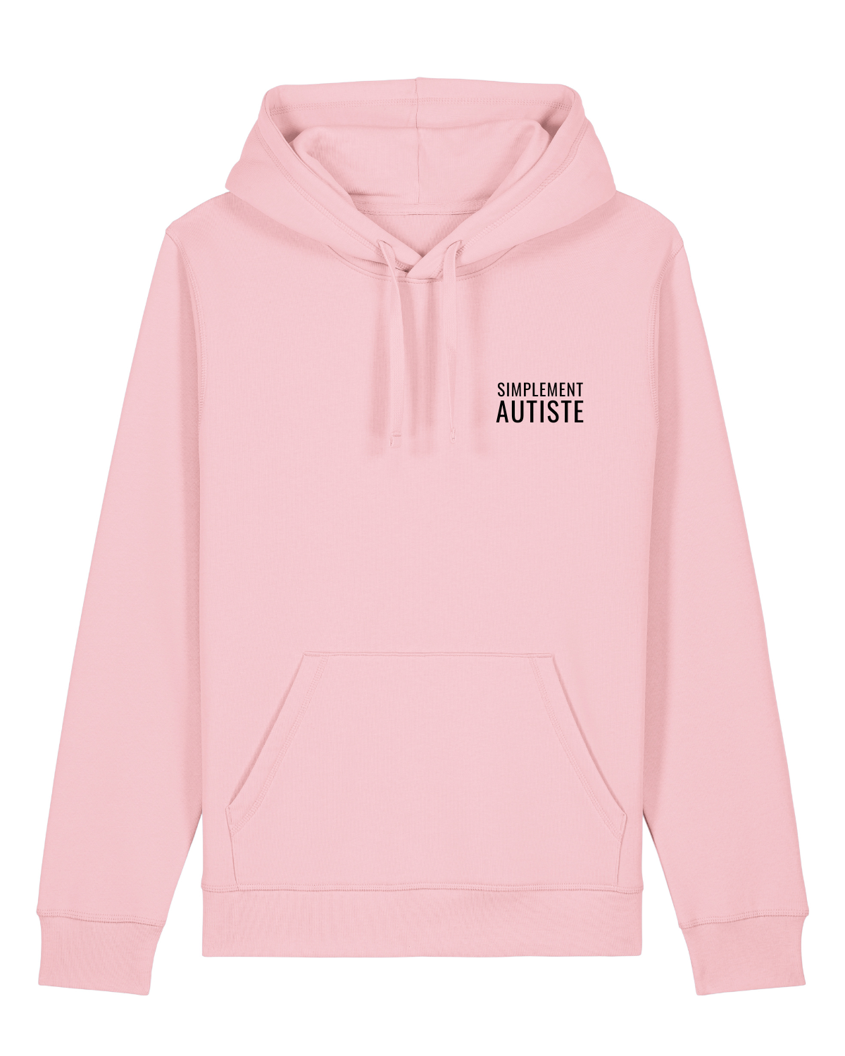 Sweat capuche Drummer 2.0 Rose coton